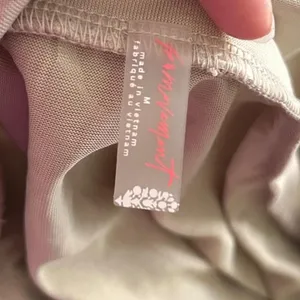 Free People Echo beige harem jogger lounge pants oversized drop crotch size M thumbnail 7