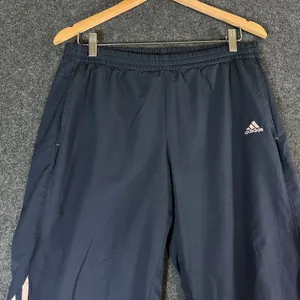 Adidas Womens Navy Pink Stripe Mesh Lined Track Pants 116799 Size M thumbnail 6