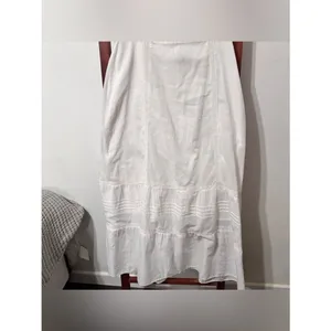 Reformation Tide Midi Dress White Ruffle Cotton Tiered thumbnail 7