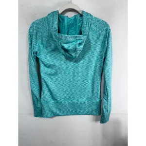 C9 Champion Women's Small Teal Full Zip Hoodie Space Dye‎ Yoga Activewear Jacket thumbnail 2