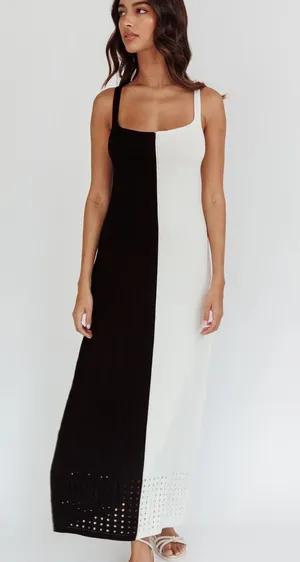 Selfie Leslie Sunday Fun Day Knit Maxi Dress thumbnail 4