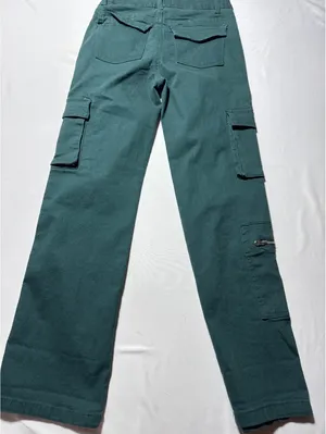 Disclosure High Rise Cargo Pants W7/L32 in Forest Green - St thumbnail 7