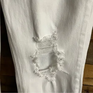 Risen White Distressed Jeans‎ Size 15/32 thumbnail 7