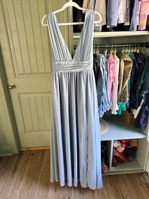 Lulus Heavenly Hues Light Blue Maxi Dress thumbnail 2
