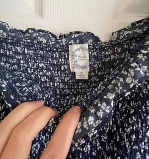 Francesca's NWOT Blue Maxi Dress thumbnail 5