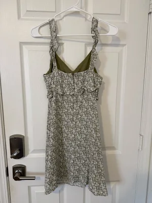 Green Floral Altar'd State Dress thumbnail 4