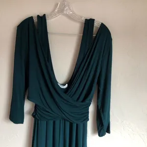 Peach Love Faux Wrap Top‎ Green Dress thumbnail 2