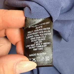 Lush Women’s Medium Blue Slate Chiffon Lace Spaghetti Strap Top Chic Going out thumbnail 6