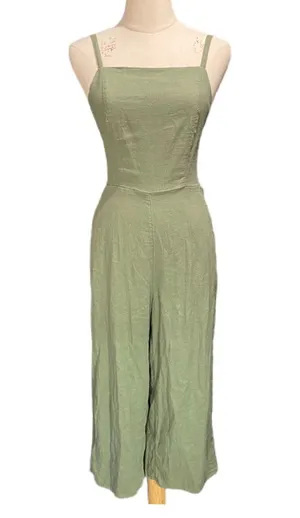 Old Navy linen/rayon blend jumpsuit thumbnail 1