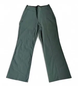 Athleta Women's Green Flared Pants Pull On Stretch Size 2P Petites thumbnail 1