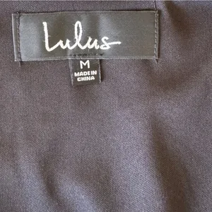 Lulu's - NWT Wondrous Water Lilies Black Floral Print Maxi Dress Sz M thumbnail 8