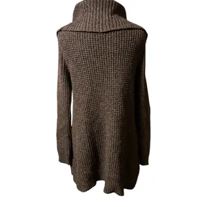 Old Navy Women’s Brown Button-Up Cardigan With Side Pockets Sz M thumbnail 3
