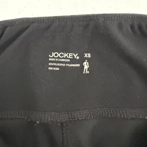 Jockey Activewear Pants Womens XS High Waisted Straight Leg Pockets Black thumbnail 6
