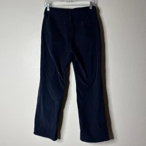 J.Crew Sailor Womens Blue Corduroy Wide Leg Patch Pocket Pants CC444 thumbnail 8