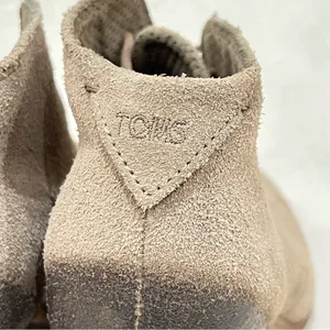 Toms Tan Lunata Suede Lace-Up Heeled Booties Size 7 thumbnail 8