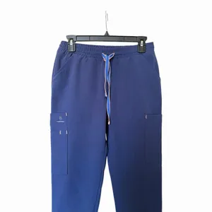 Dolan Scrub Jogger Pants Navy Drawstring Cargo Pocket Medical Uniform Women’s SM thumbnail 3