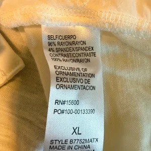 Eddie Bauer Large Grey White Floral Pintuck Cotton Button Front Top Boho thumbnail 5