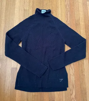Gymshark black long sleeve Mockneck thumbnail 1