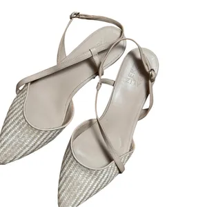 Naturalizer Women's Pointed Toe Weave Sling Back Low Heel Sz 10 NWOT thumbnail 2