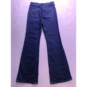 J.Crew 96 Flare Jeans Womens 24 Blue New High Rise Patch Pocket RE-96-IDG‎ thumbnail 10