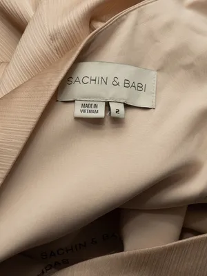 Sachin & Babi - Chelsea Crinkle Satin‎ One-Shoulder Gown thumbnail 4