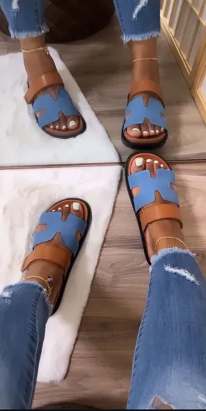 Sandals Blue Size 10 thumbnail 1