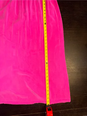 Tianello Tencel Hot Pink Pull-On Elastic Waist Maxi Skirt Granny Core Size XL thumbnail 7