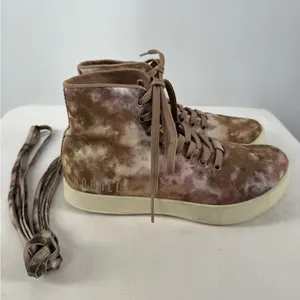 Nobull High Too Unisex Trainer Shoes in Pink Tie‎ Dye Size Woman’s 7 Men’s 5.5 thumbnail 5