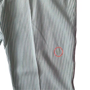 Adrienne Vittadini Silk Striped Pajama Lounge Pants Womens M Green White Vintage thumbnail 4