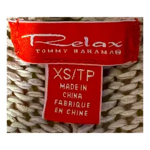 Tommy Bahama Sweater Womens Size XS Tan Long Open Front Knit Duster Cardigan thumbnail 3