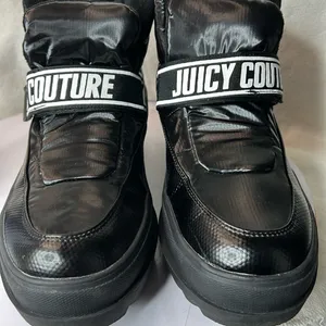 Juicy Couture Women's Black Veronica Winter Platform Boots size 9. thumbnail 4