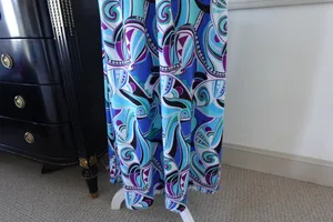 Halter swirl print maxi sun dress thumbnail 4