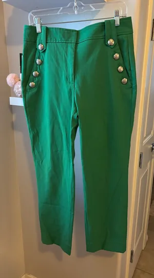 Green White House Black Market Pants thumbnail 1