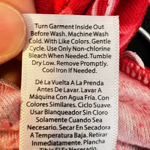 1250 | Heart Print Lettuce Trim Pajama Set Loungewear Red‎ Women XL 16-18 thumbnail 15