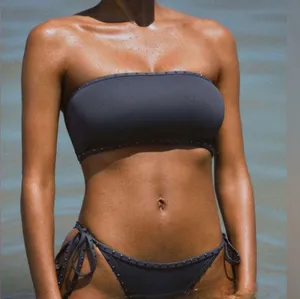 Skims Nwt Rhinestone Swim Tube Top thumbnail 1