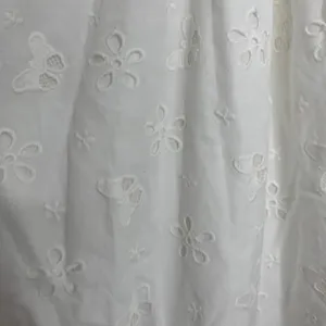 For Love & Lemons Weston Mini Dress in White Eyelet Womens Large thumbnail 7