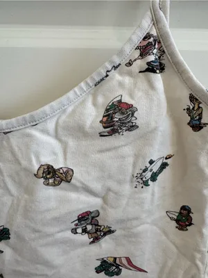 Brandy Melville Graphic Dino Cropped Tank thumbnail 2