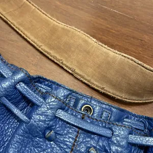 Lucky Brand Dark Blue Leather Shoulder bag thumbnail 7