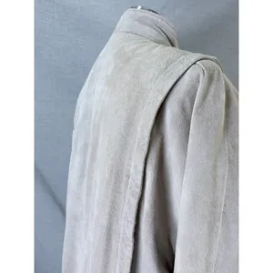 Vintage Gallery Beige Suede Jacket Womens L 80s 90s‎ Leather Coat Fall Autumn thumbnail 9