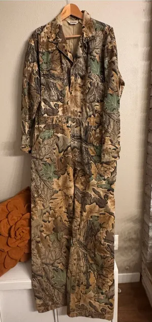 VINTAGE WALLS Camouflage Utility Jumpsuit thumbnail 1