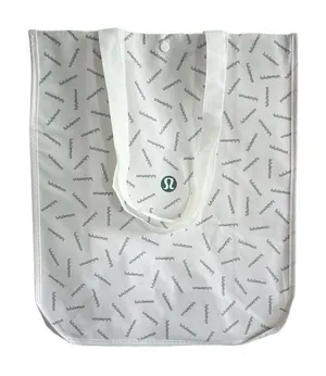 Lululemon Athletica Large Shopping Bag, Color White, NEW thumbnail 1