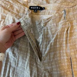 Motel Rocks 100% Cotton Plaid Wide Leg Trousers thumbnail 3