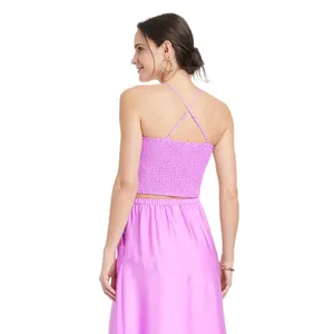 NWT A New Day Womens Apron Tank Top 89947990 Purple L thumbnail 2