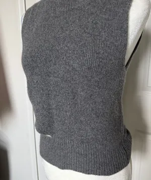 ZARA Gray Women's Sweater Vest thumbnail 1