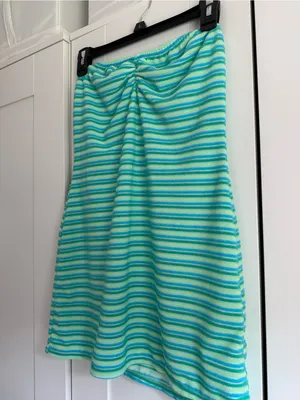 Dippin' Daisy's Striped Aqua & Lime Pool Dress thumbnail 2
