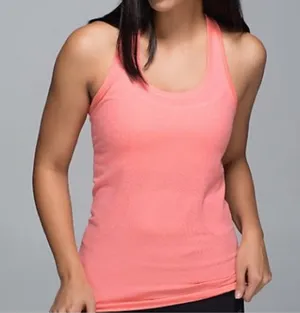 Lululemon Swiftly Tech Tank Top Size 12 Coral Orange thumbnail 1
