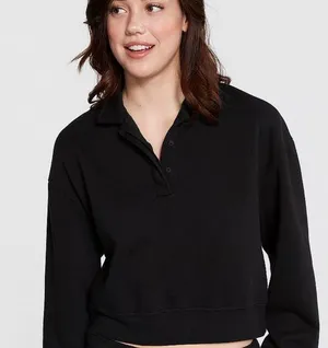 Victoria Secret matching sweat set 🖤 thumbnail 1