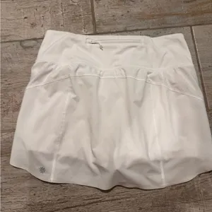 Athleta Women's White Athletic Skort thumbnail 4