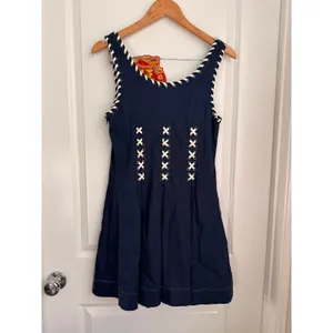 Simkhai NEW Londen Lace-Up Tank Mini Dress‎ Midnight Large Jonathan Simkhai thumbnail 5