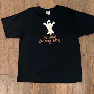 Gildan Halloween shirt with Ghost - XL thumbnail 1